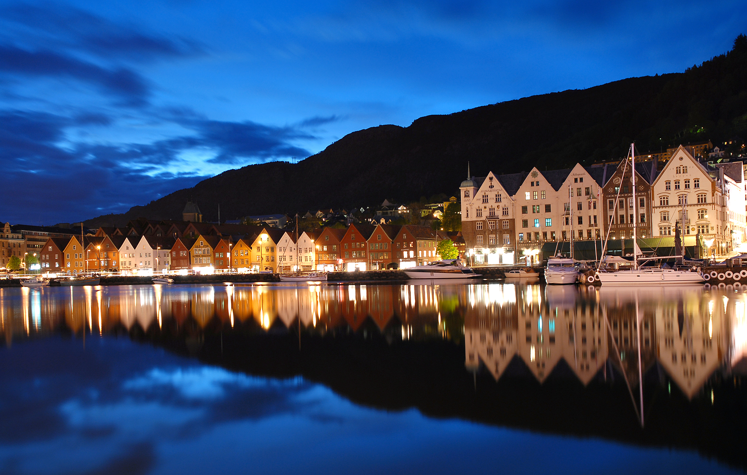 Night life Bergen Norway
